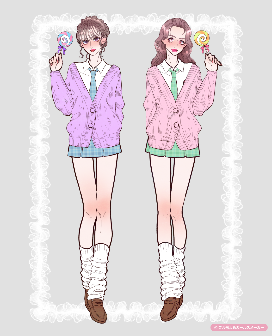 ガールズメーカーで作られた女の子1