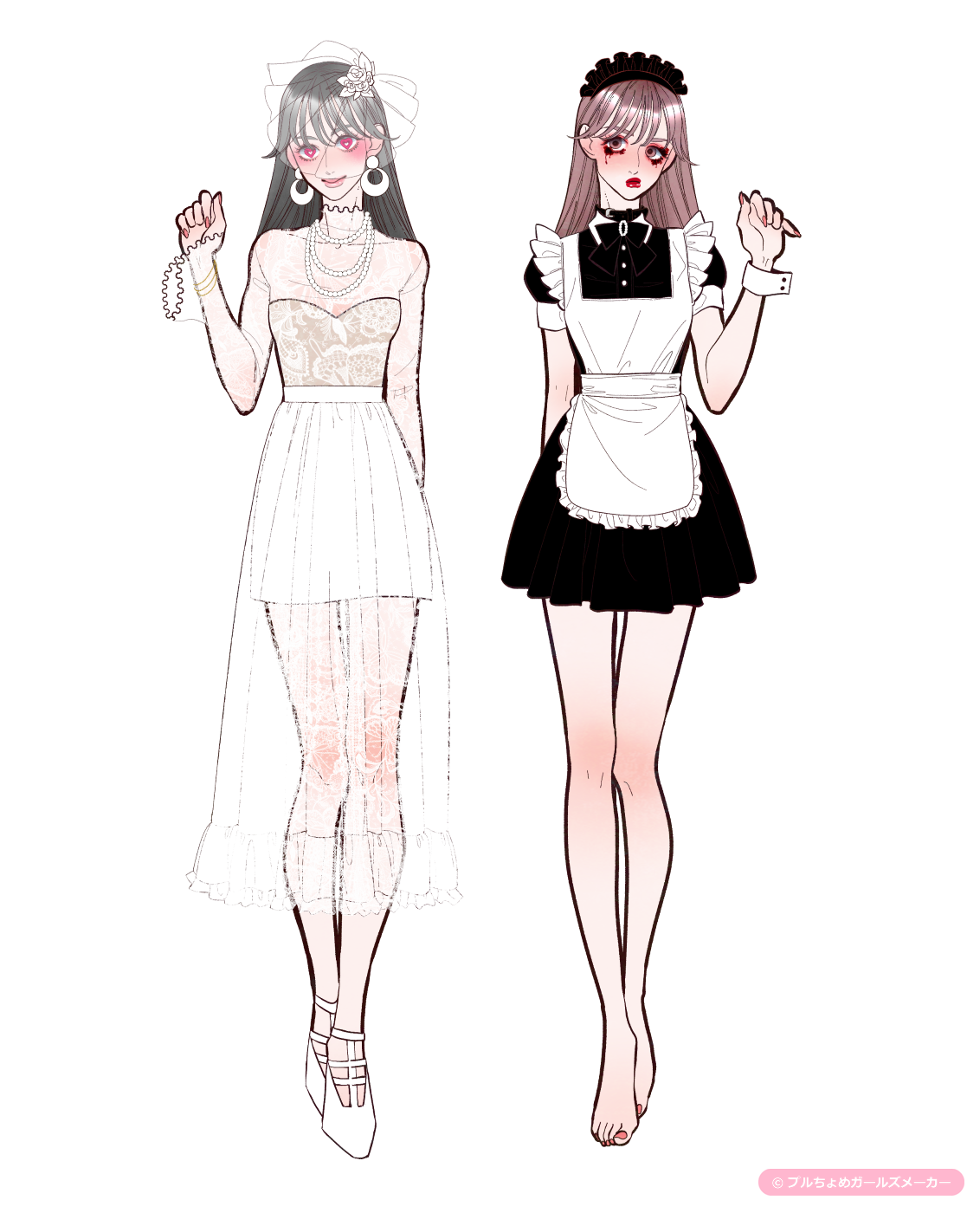 ガールズメーカーで作られた女の子1
