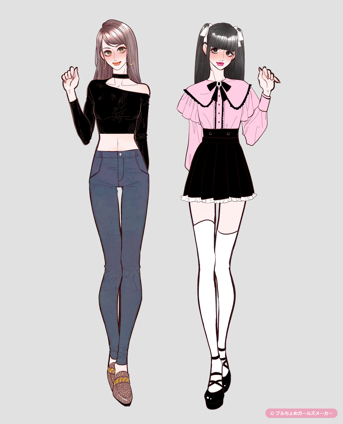 ガールズメーカーで作られた女の子1