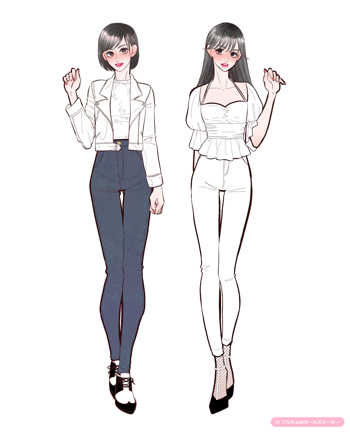 ガールズメーカーで作られた女の子1