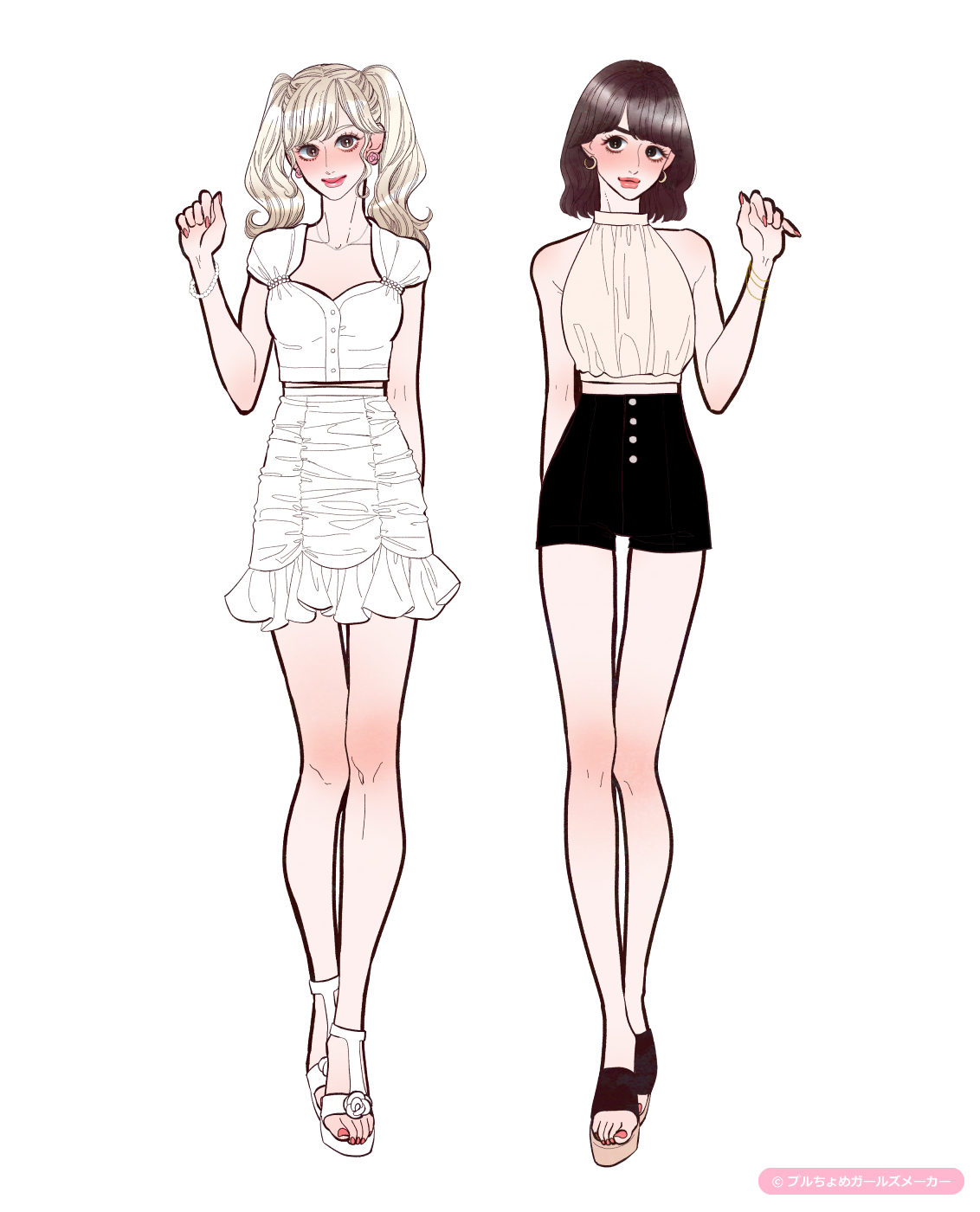 ガールズメーカーで作られた女の子2