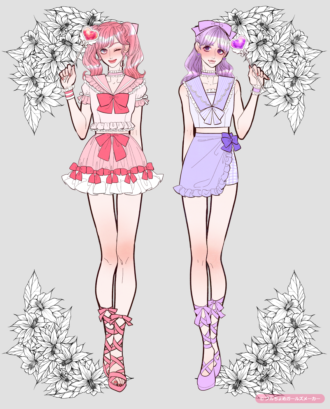 ガールズメーカーで作られた女の子1