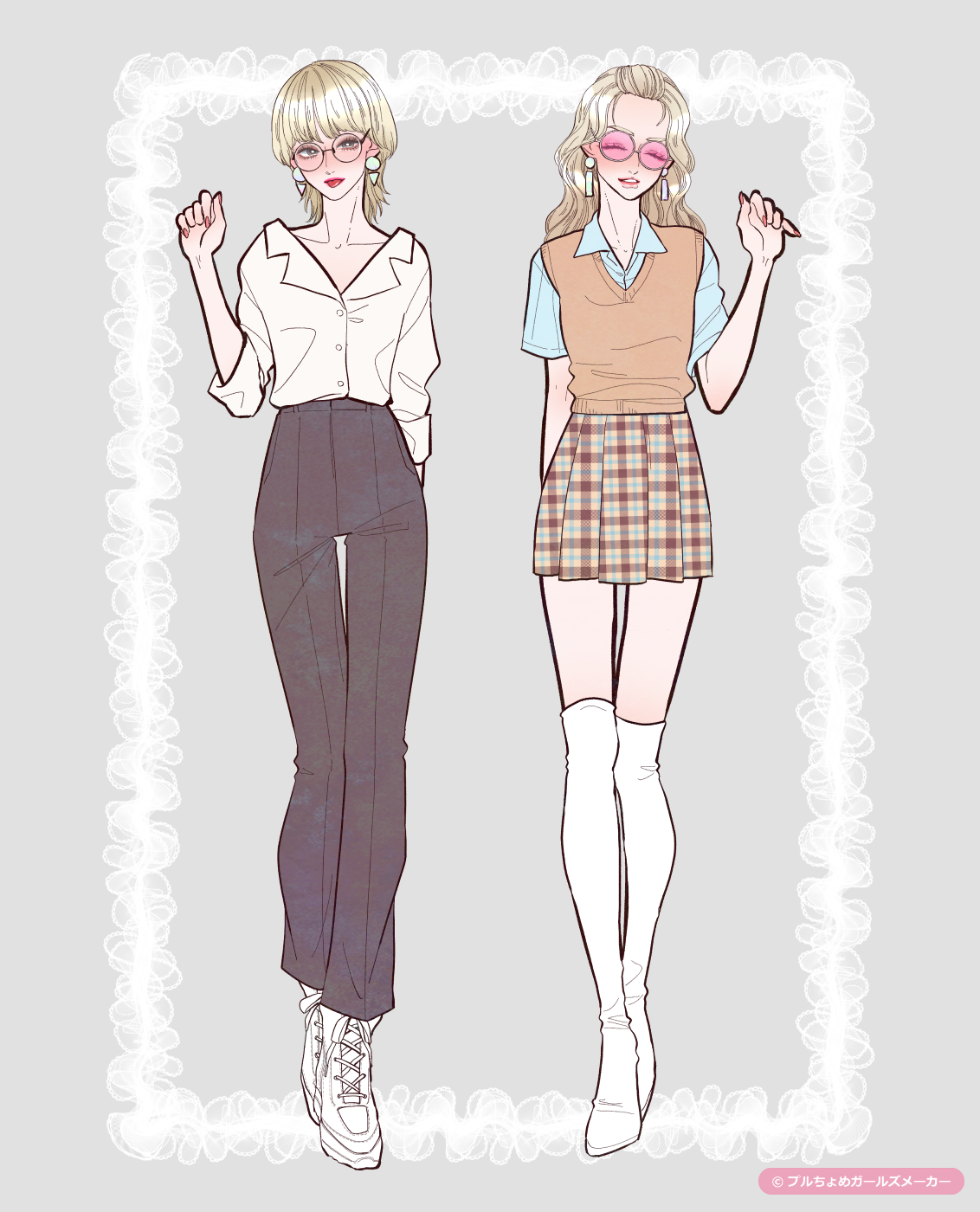 ガールズメーカーで作られた女の子1