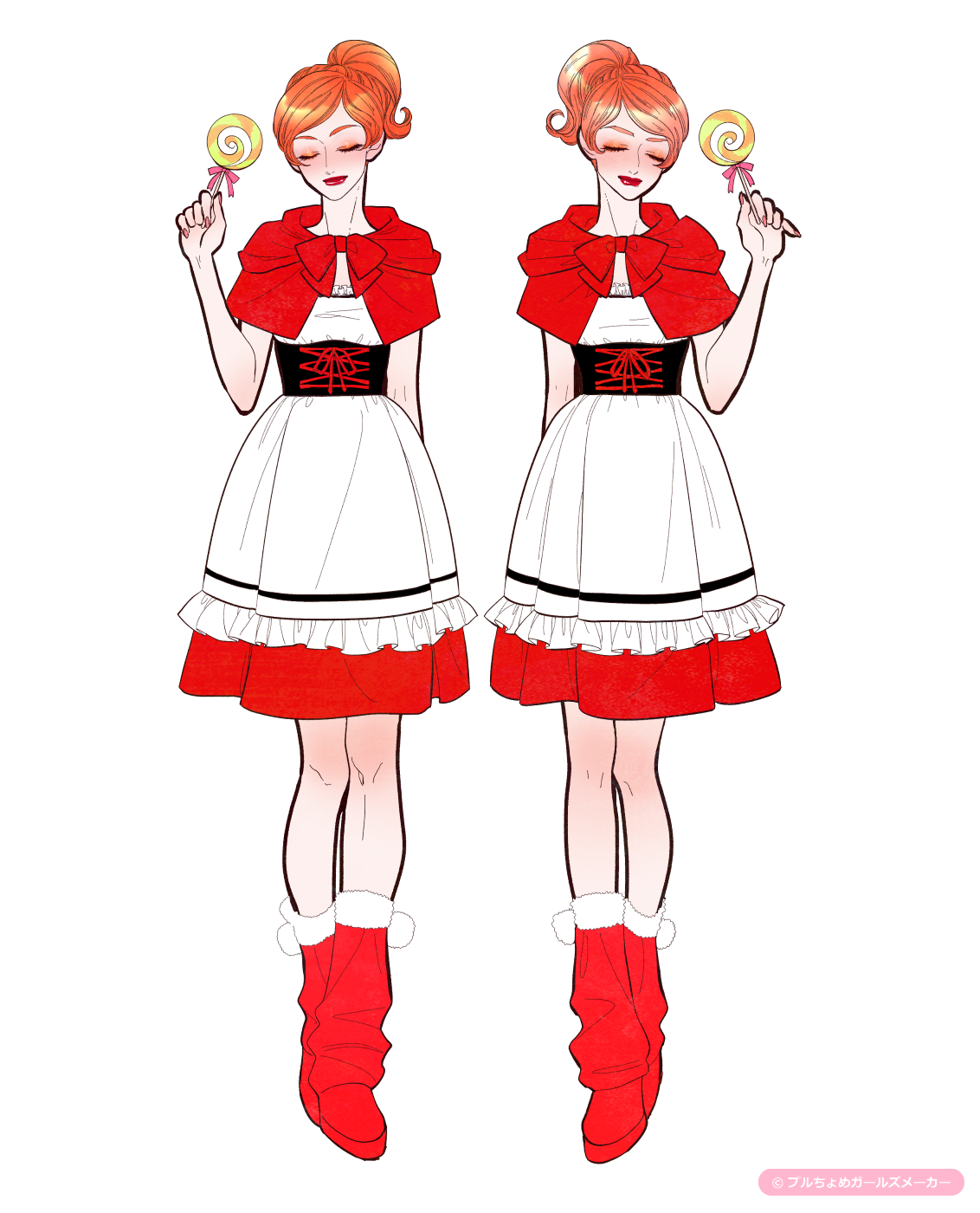 ガールズメーカーで作られた女の子1
