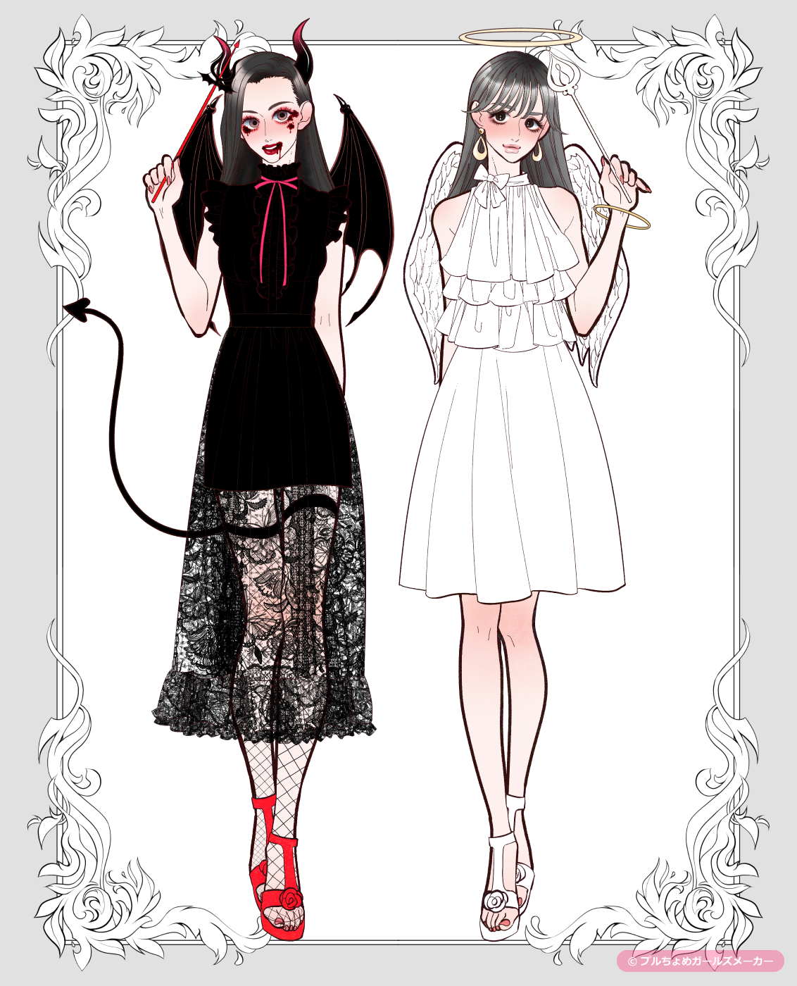 ガールズメーカーで作られた女の子1